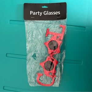 “Cool” Red Party Glasses NIP